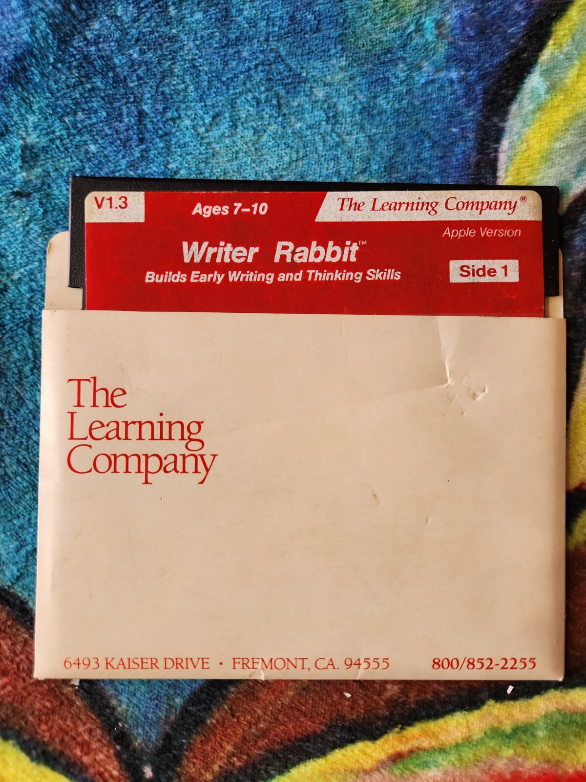 Writer Rabbit 1.3 by Learning Company for the Apple II