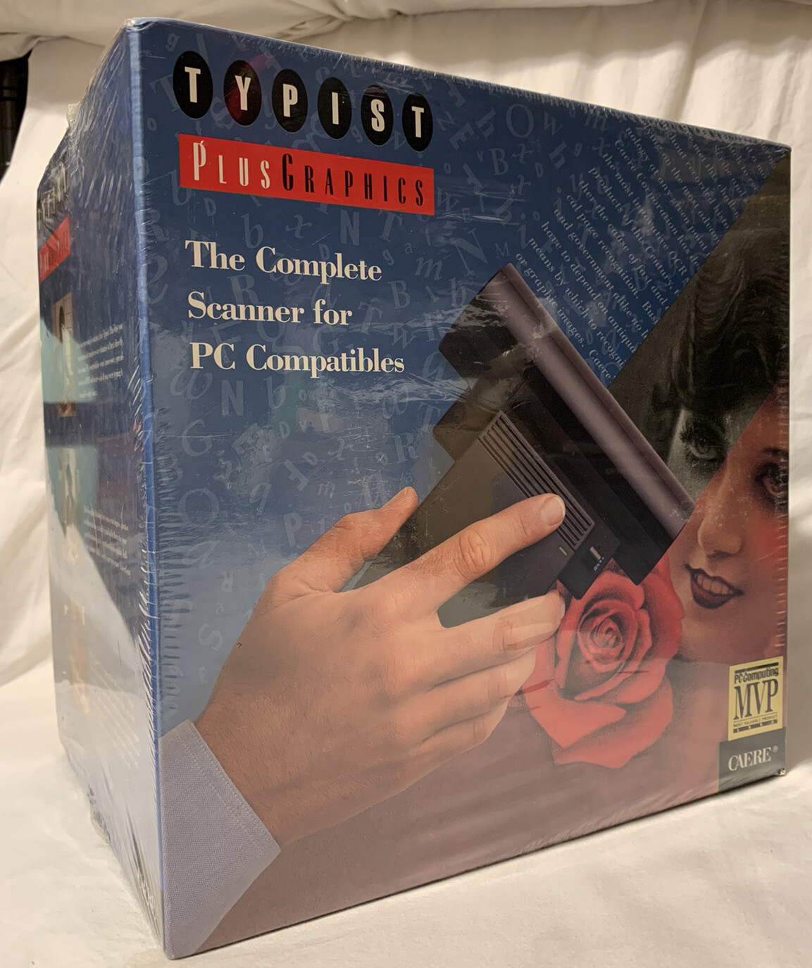 RARE 1991 CAERE “Typist Plus Graphics” IBM PC Scanner Software DOS 3.5” SEALED