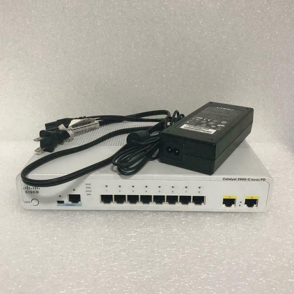 Cisco Catalys WS-C2960CPD-8PT-L- Cisco Catalyst included power supply