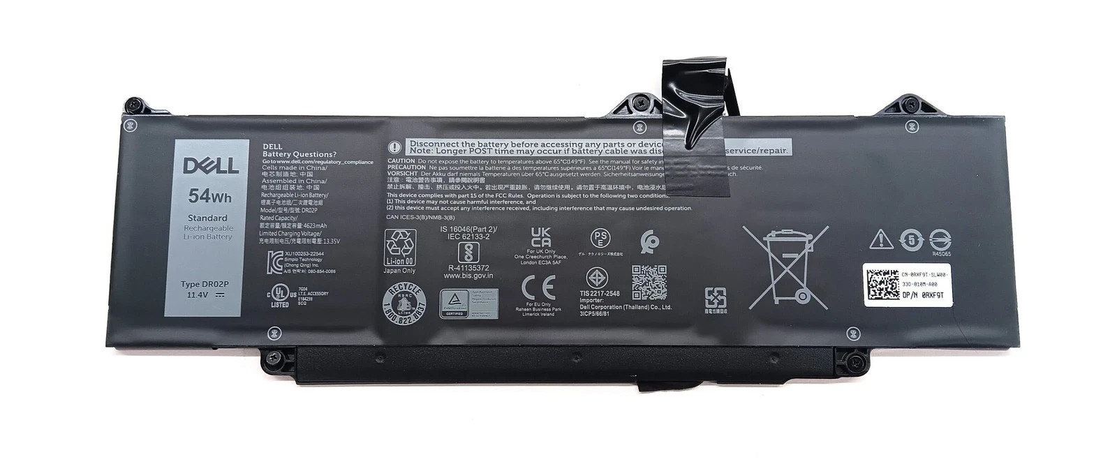 OEM Genuine 54Wh DR02P Battery For Dell Latitude 3340 3440 3540 3480 5440 5540