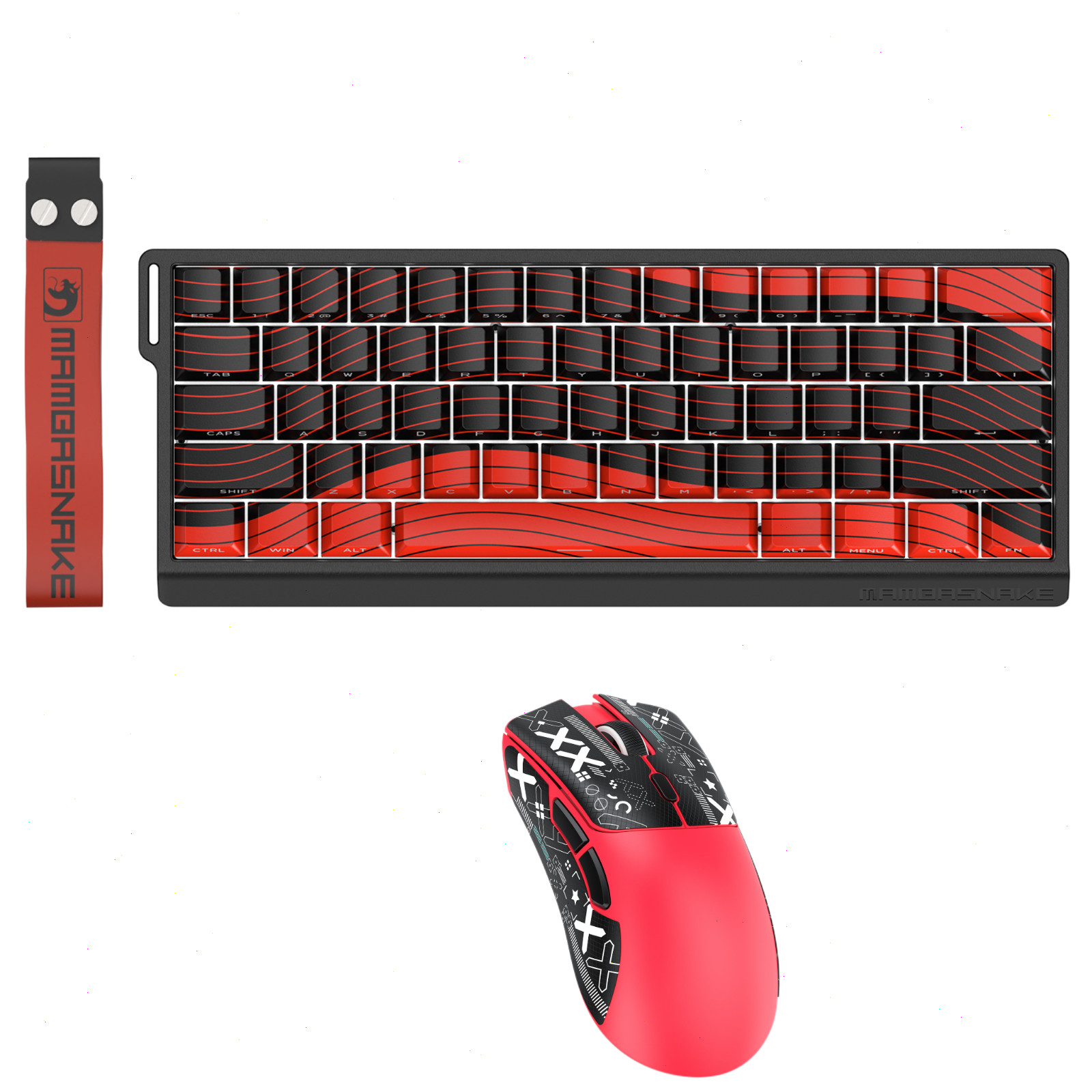 ATTACK SHARK X60HE & R1 Wireless Gaming Combo 60% Magnetic RGB Tri-Mode 18000DPI