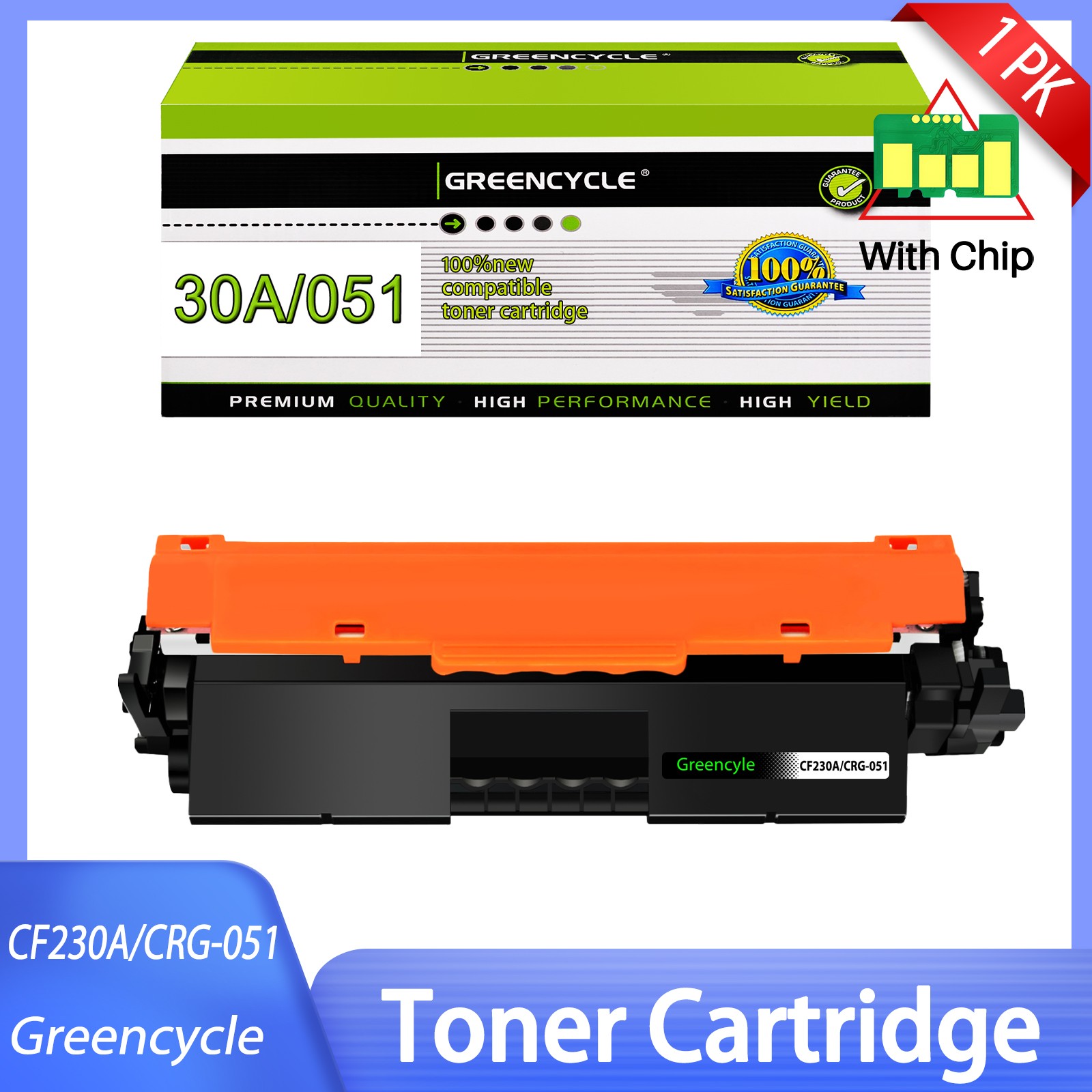 High Yield CRG051 Toner Cartridge For Canon 051 LBP162dw MF264dw MF267dw MF269