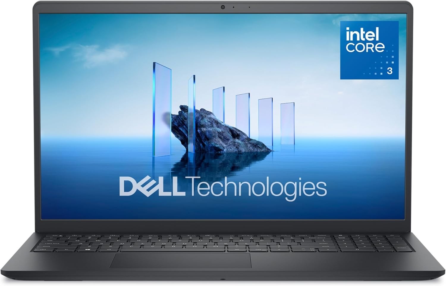 Dell 15.6" FHD Laptop Intel Core i3 100U 8GB RAM 512GB SSD, Carbon Black DC15250