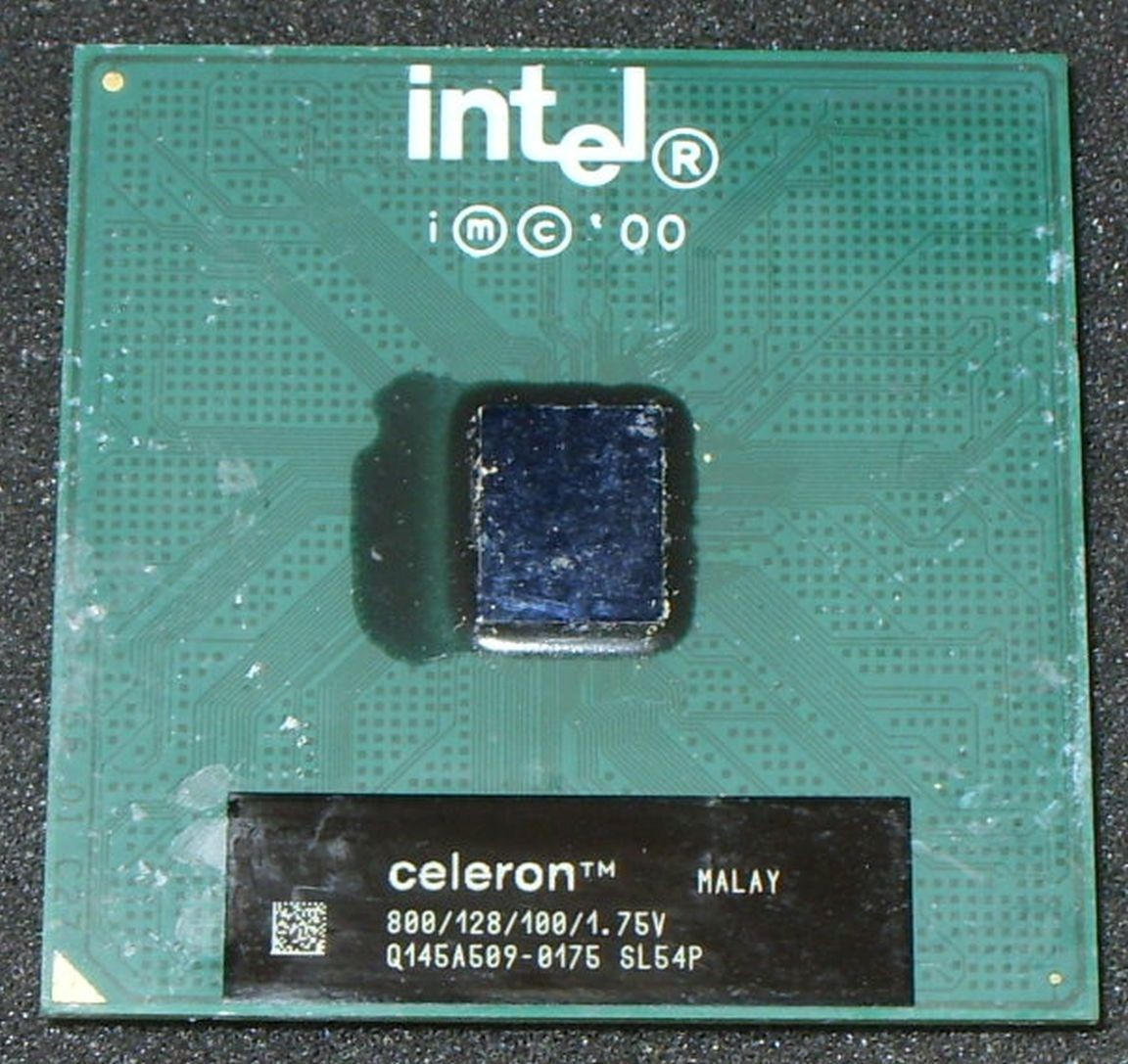 INTEL 800 MHz CELERON PROCESSOR,  SL54P, SOCKET 370