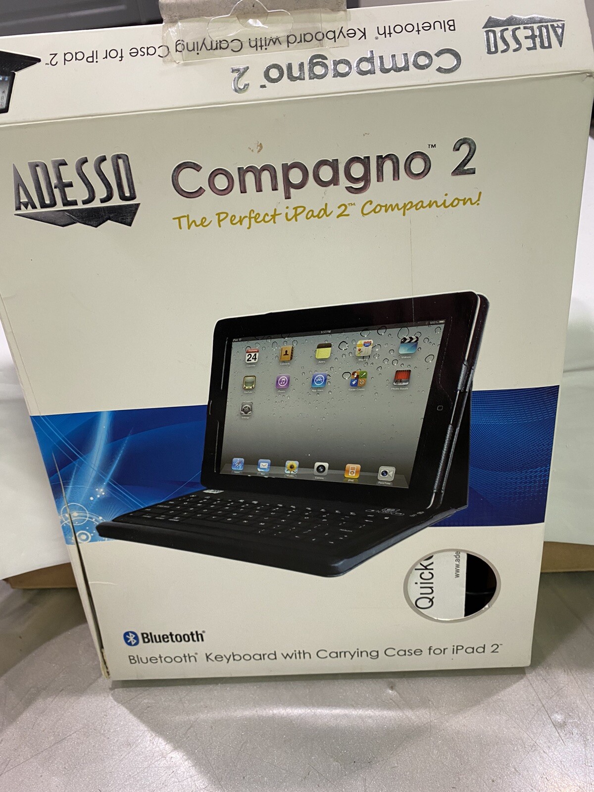 adesso compagno 2 bluetooth keyboard Only With Book And Cord