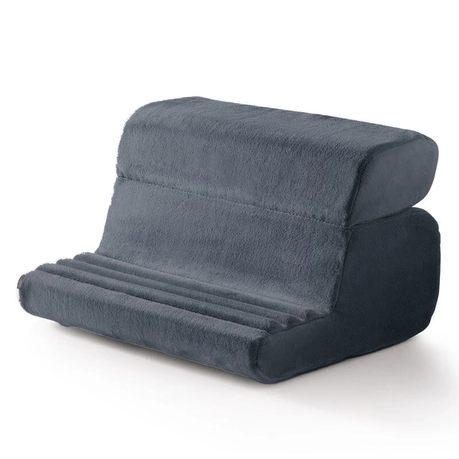 Foldable Tablet Pillow Stand Soft Lap Desk Holder Cushion w Pocket Mount