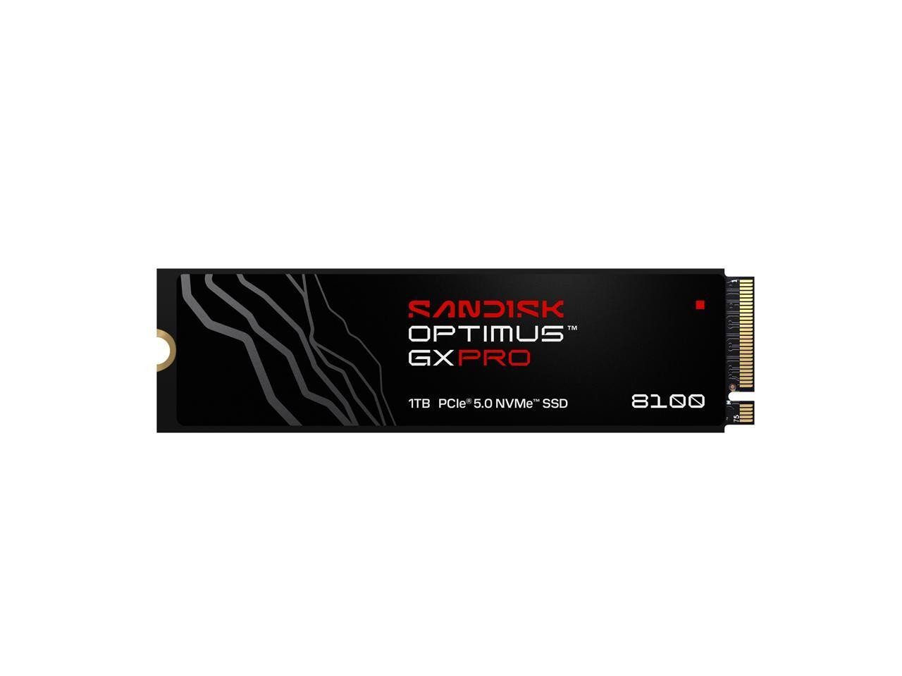 SanDisk 1TB Optimus GX PRO 8100 M.2 2280 PCI-Express 5.0 x4 3D NAND TLC Internal