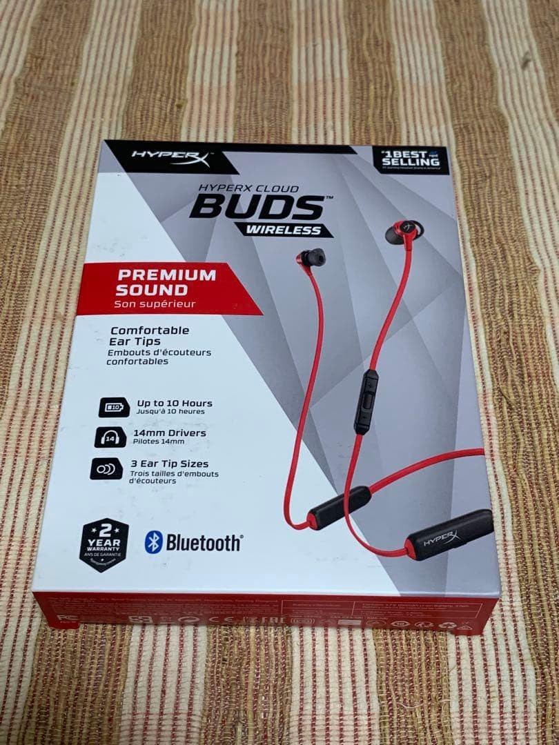 HyperX Cloud Buds Wireless Bluetooth Earbuds 14mm Driver Unused