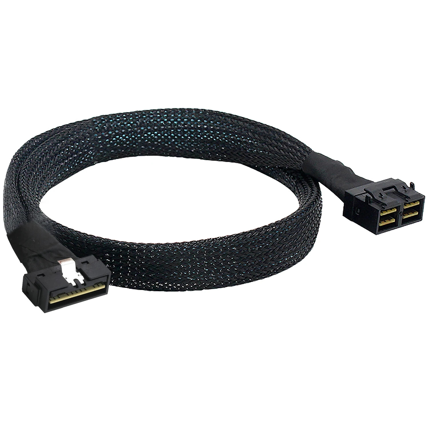 SAS4.0 LP Low profile SFF8654 8i 74P to MINI SAS HD SFF8643 8I 36P Adapter Cable