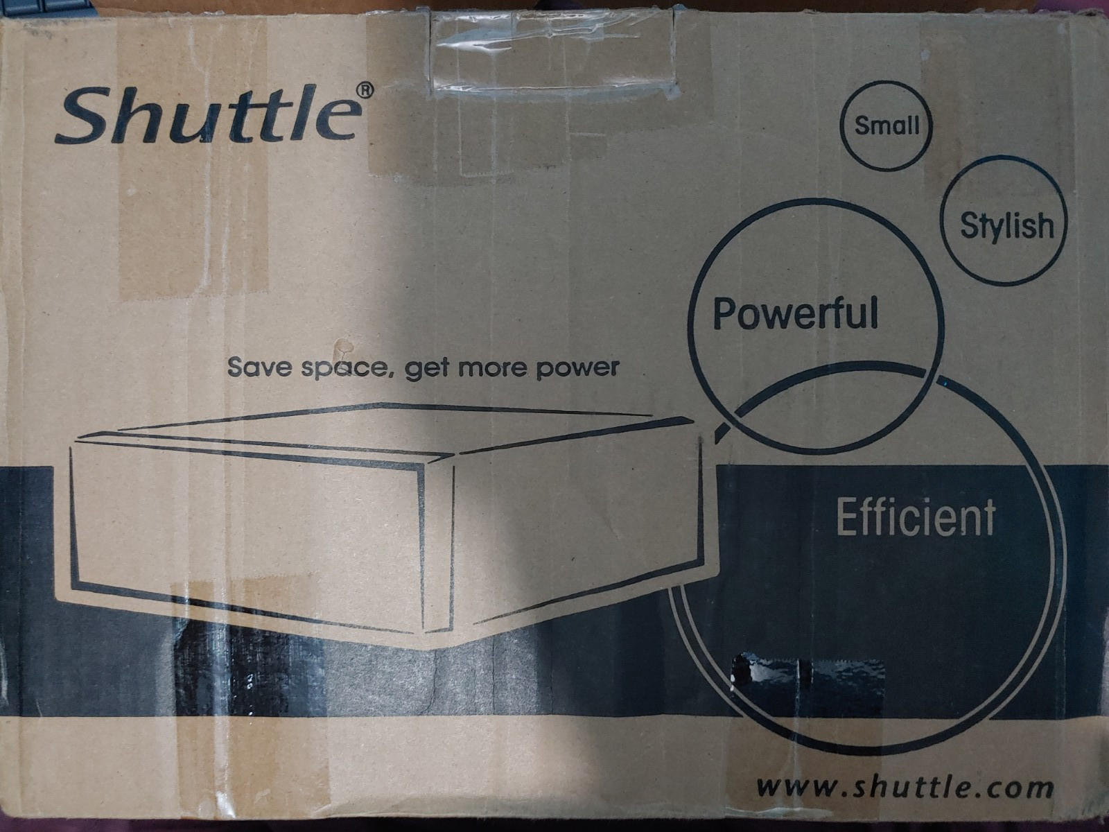 Shuttle Desktop XH610/XH610V Intel Celeron G6900 16GB RAM 256GB- Black