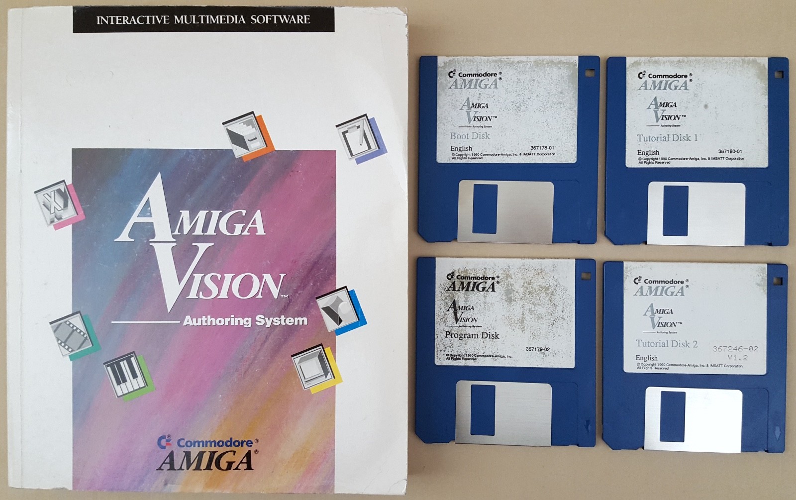 Amiga Vision v1.53g AmigaVision Authoring Software for Amiga 1200 2000 3000 4000