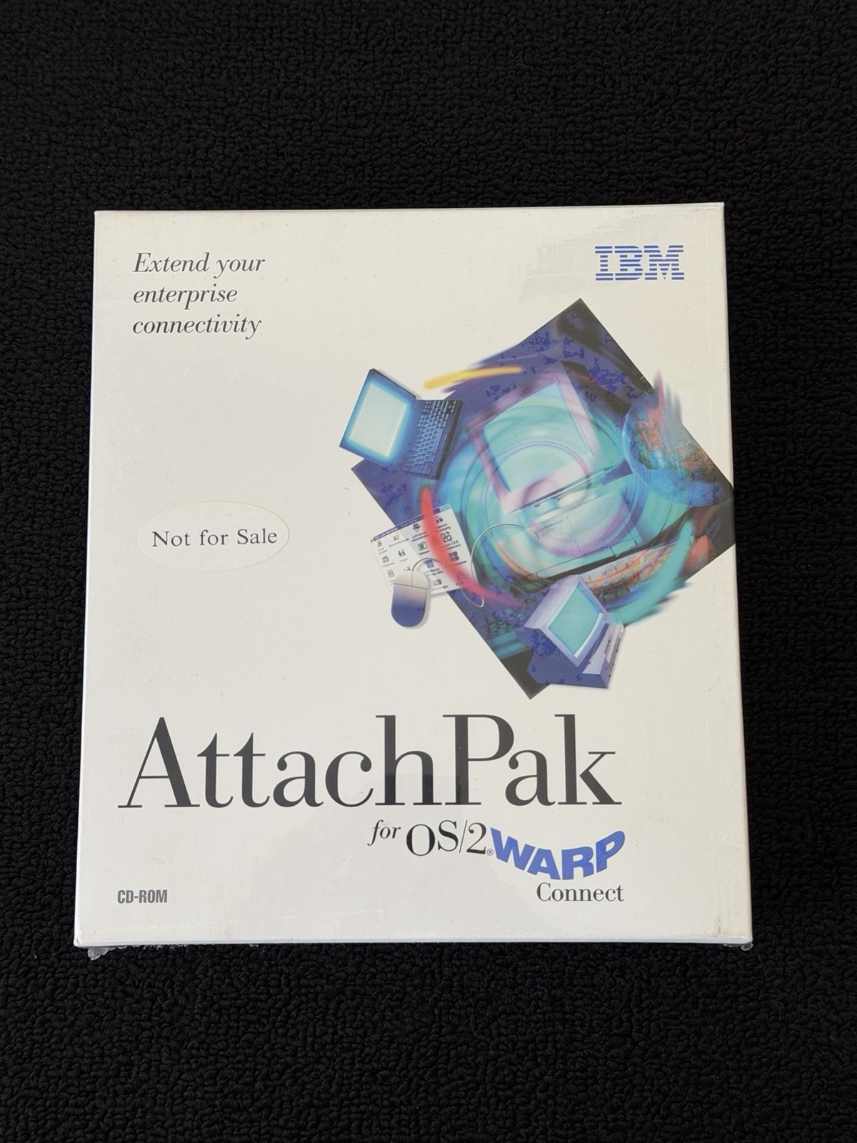 IBM OS/2 Warp Connect CD-Rom Vintage Computer Software (New & Sealed)