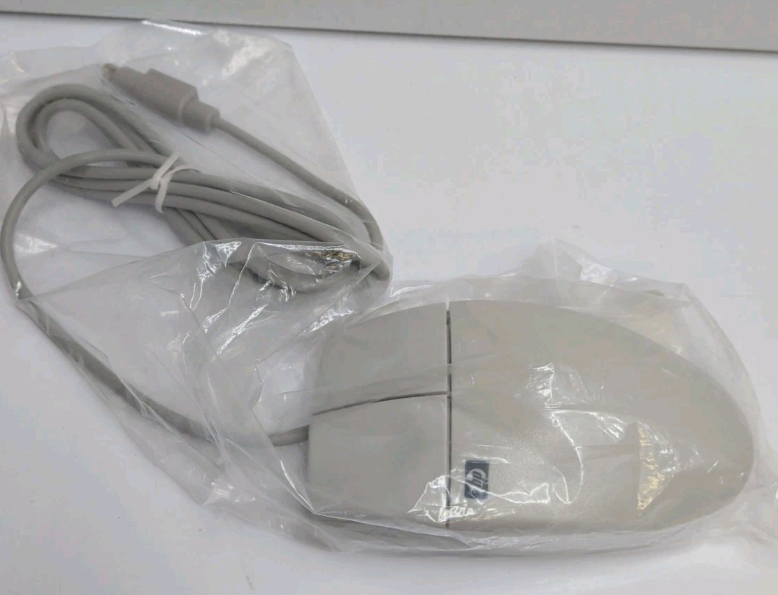 VINTAGE RETRO HP M-S34 C3751B MOUSE PS/2 TRACKBALL B7