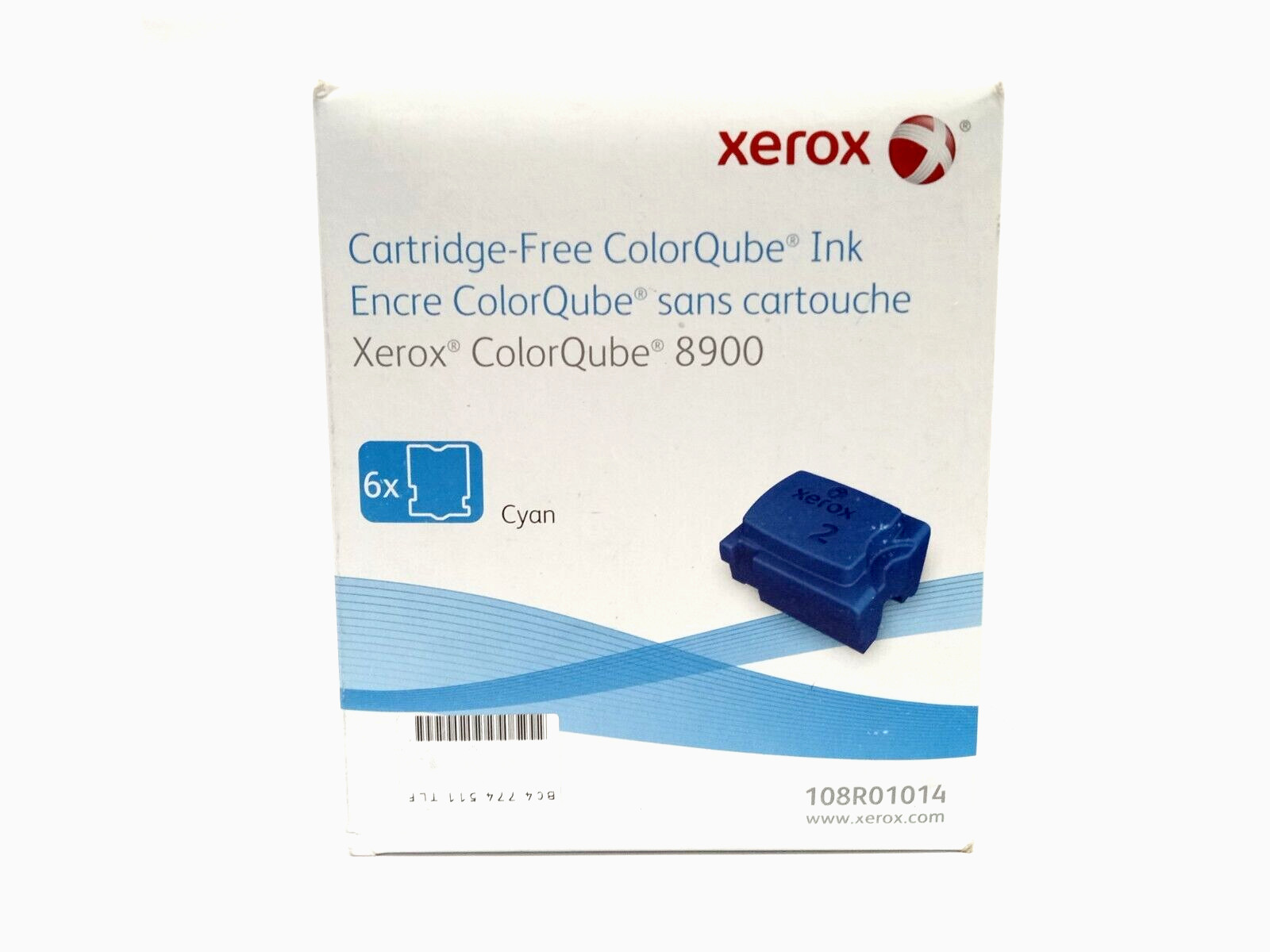 Genuine Xerox ColorQube 8900 Solid Ink Cyan 108R01014
