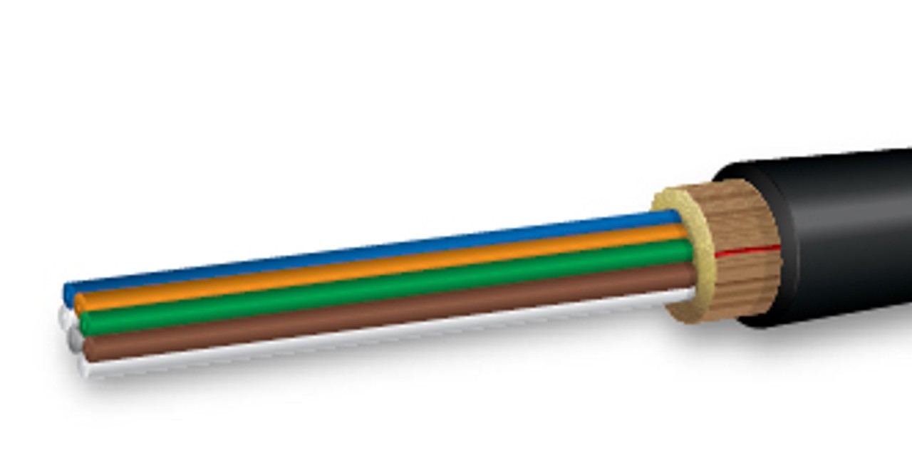 OCC D-002CSLS5KM DX, Distribution Series, 2-Strand, 900um, Tight Buffered