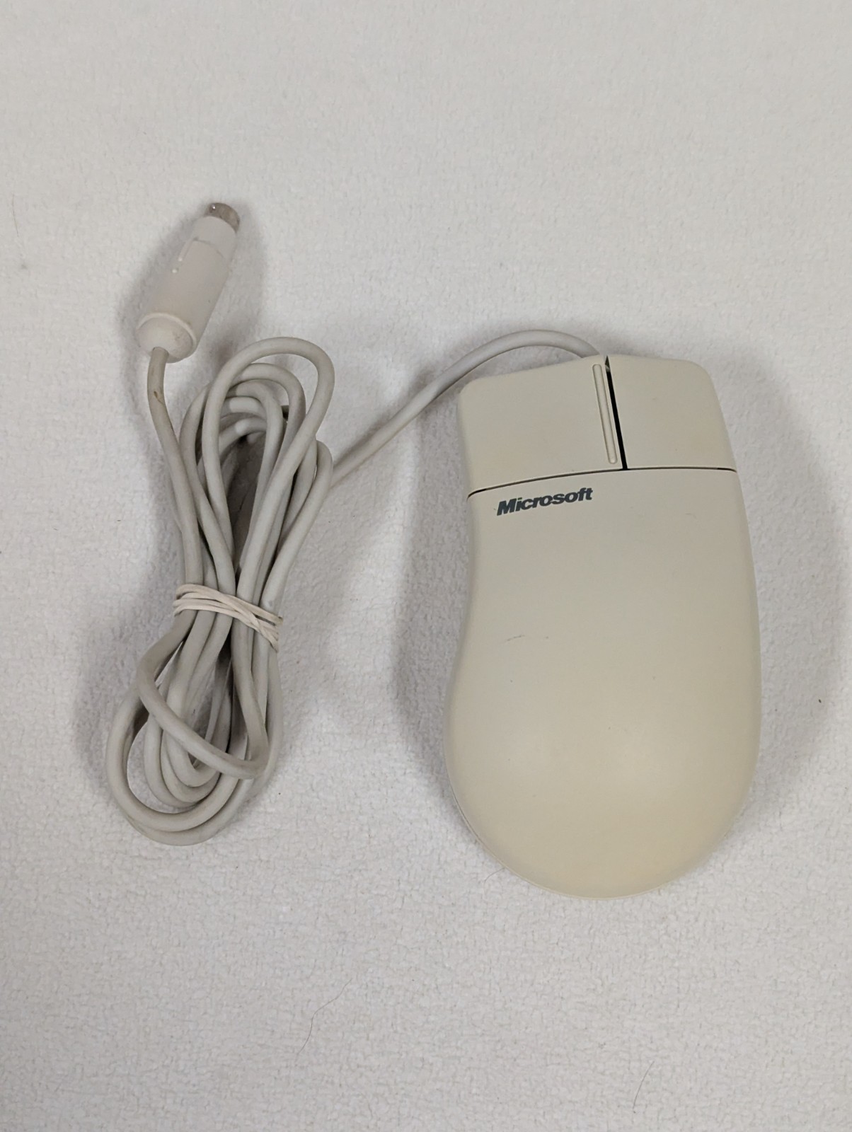 Vintage 91289 Microsoft Port Compatible Mouse 2.1A PS/2 Wired Ball Mouse