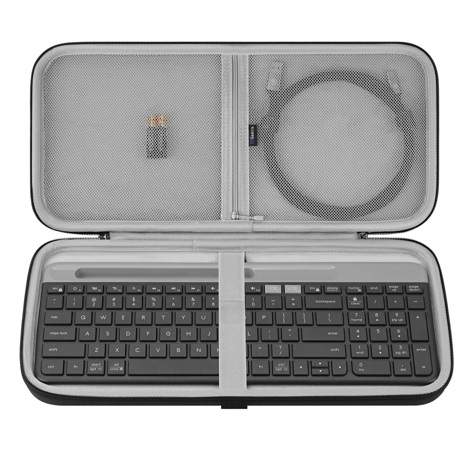 Geekria Keyboard Case Compatible with Logitech MK470 Slim Wireless