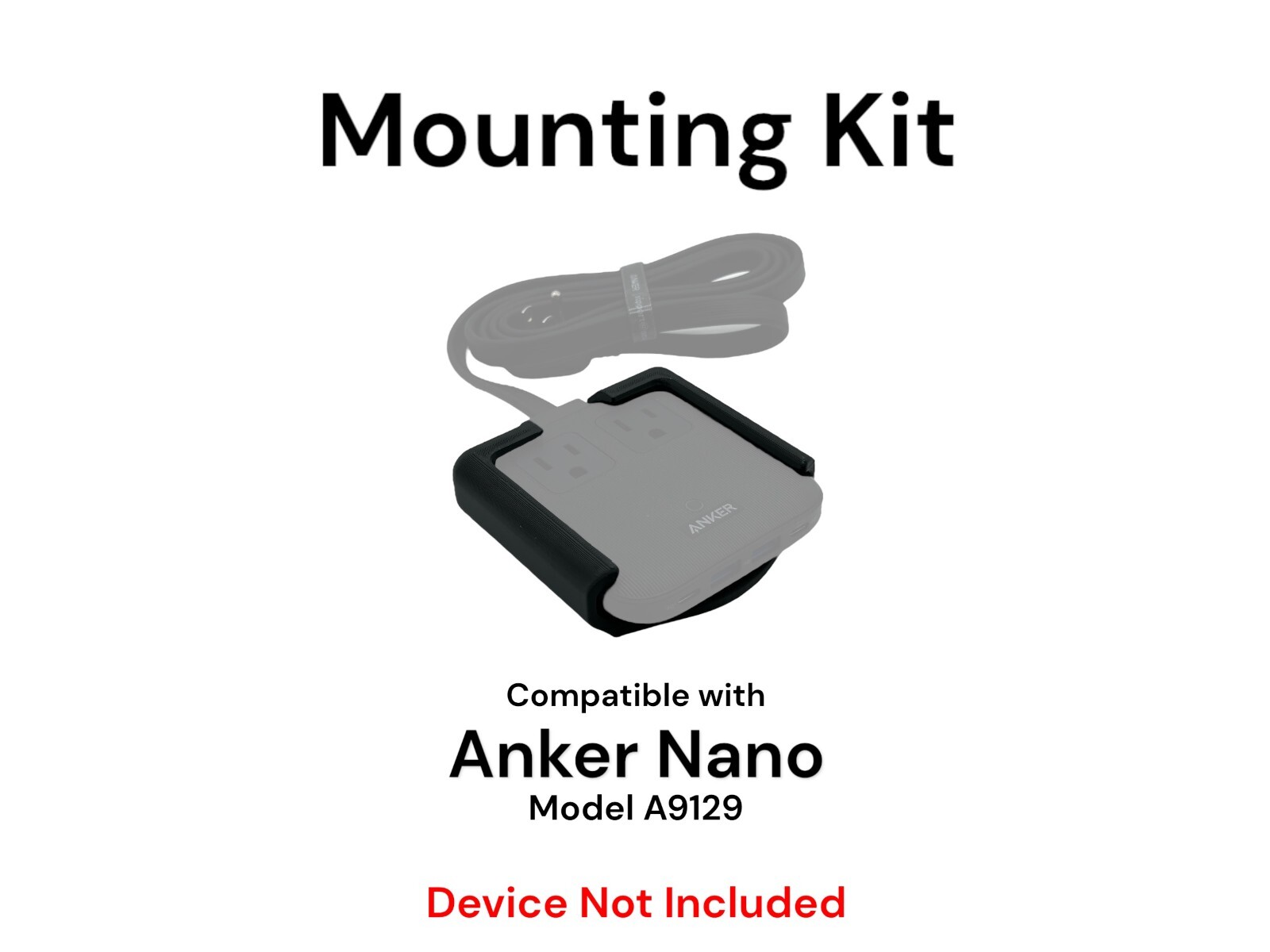 Desk Mount Kit for Anker Nano A9129 6-in-1 Charger - Secure Workspace Bracket