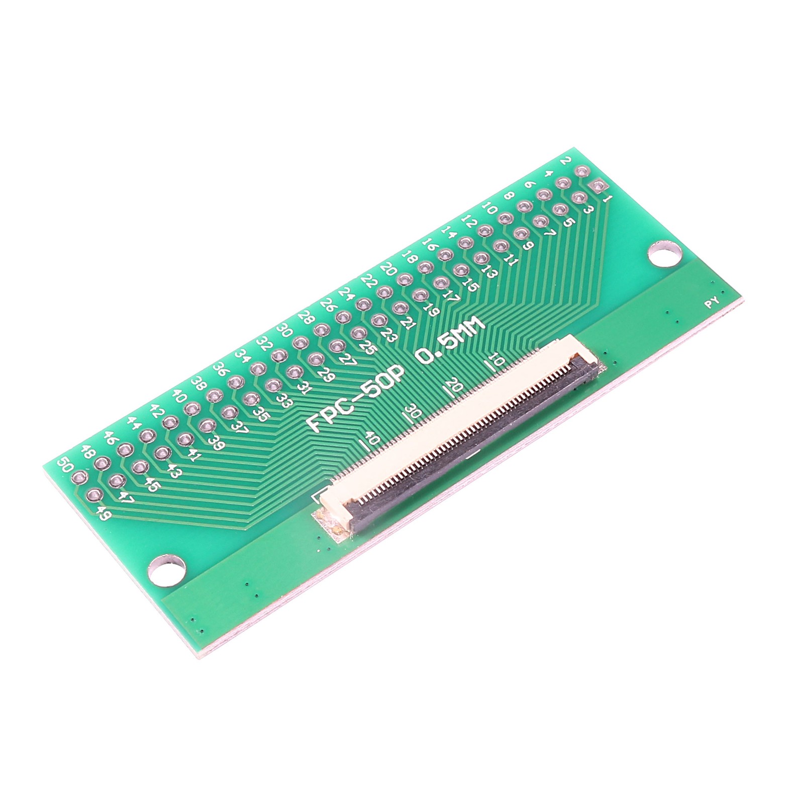 FFC FPC 50 Pin 0.5mm Pitch to DIP 2.0mm PCB Converter Board Couple Extend