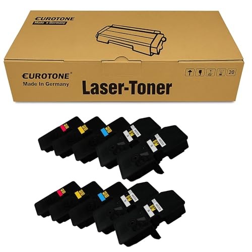 Eurotone 10x Toner Cartridge Compatible for Kyocera TK5240 Multicolor
