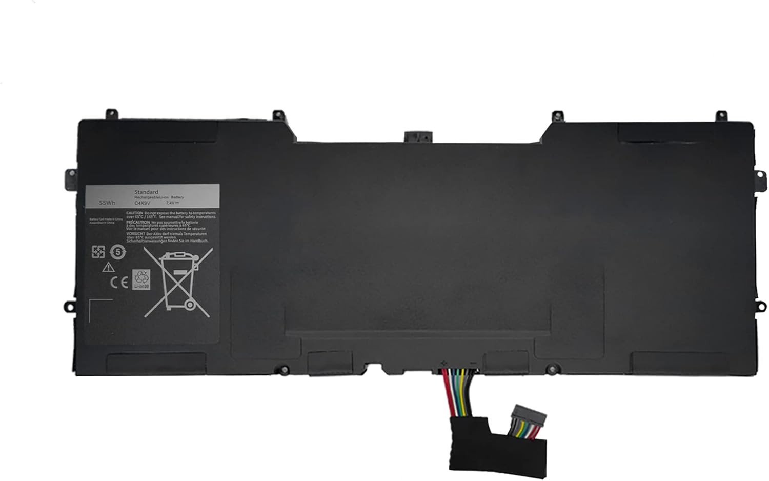 C4K9V 7.4V 55Wh Replacement Laptop Battery Compatible with Dell XPS 12 9Q33