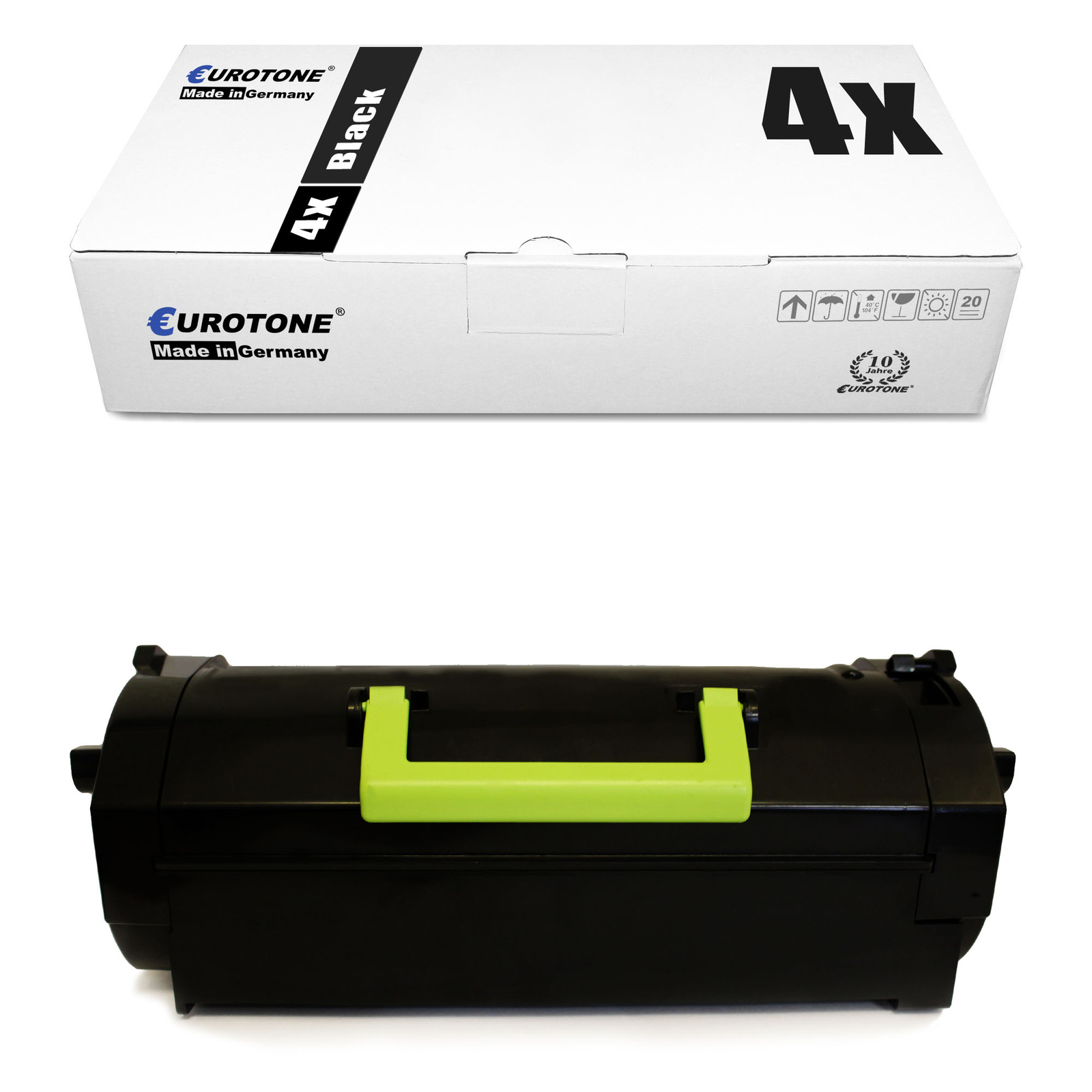 4x Eco Cartridge F R Lexmark MX-810-dxme MX-710-dhe MX-710-de MX-810-dpe MX-711