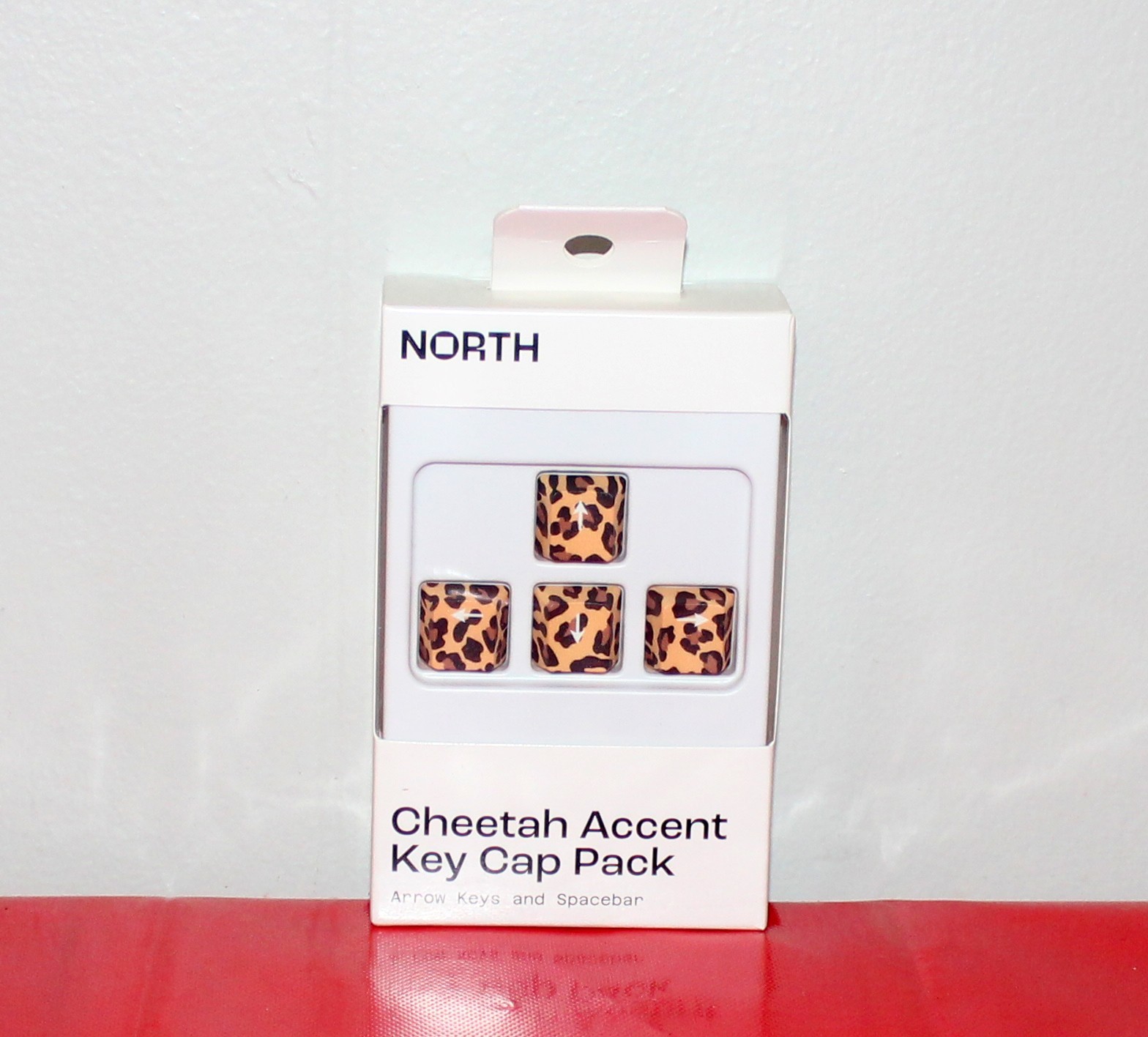 North Key Cap Pack Cheetah Accent Print Arrow Keys and Spacebar *NEW*