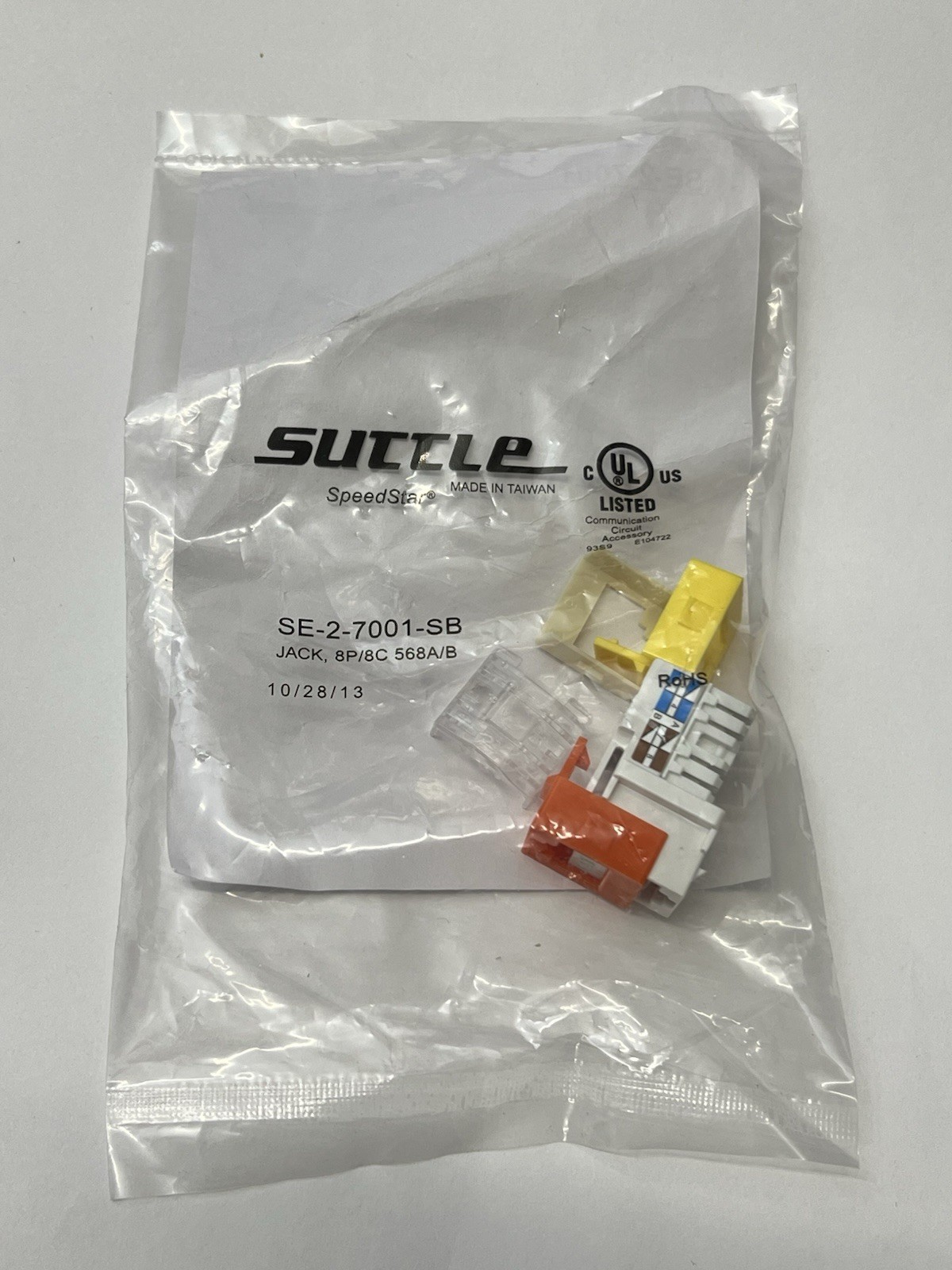 Suttle SpeedStar SE-2-7001-SB Jack 8 P/8C Category 5e 568A/B Lot of 10