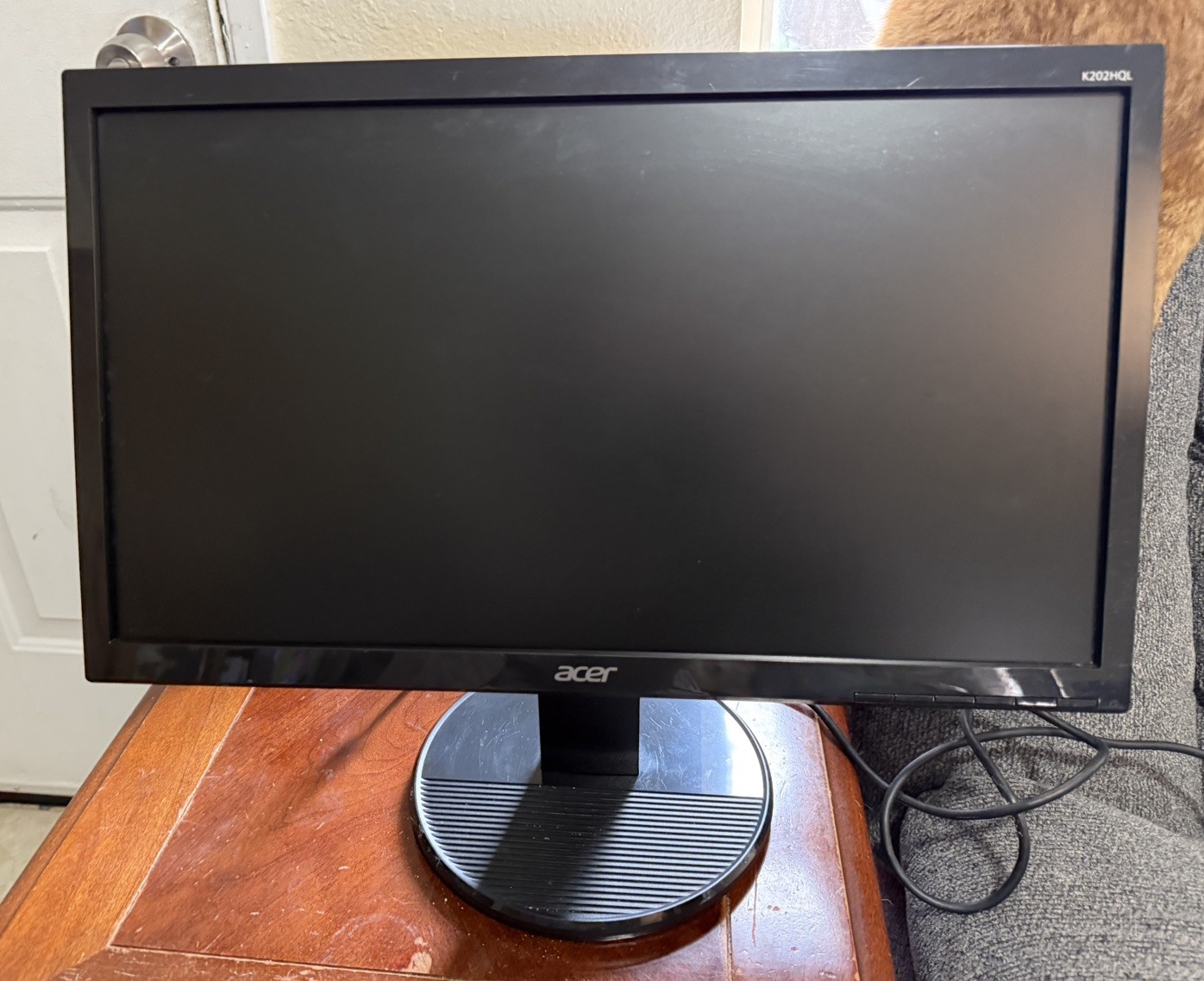Acer K202HQL Abd 20 Inch Monitor - Pre-Owned Tested with Stand - no power cord