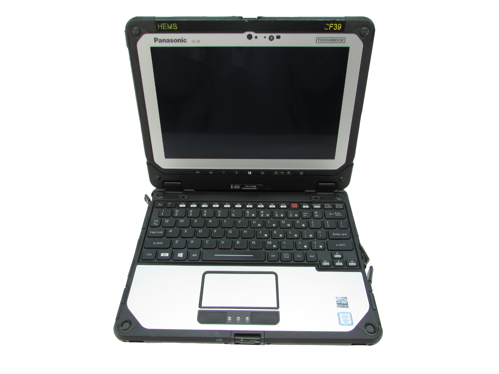 Panasonic Toughbook CF-20 i5-7Y57 1.2GHz 16GB RAM 256GB M.2 SSD No OS/AC/Battery
