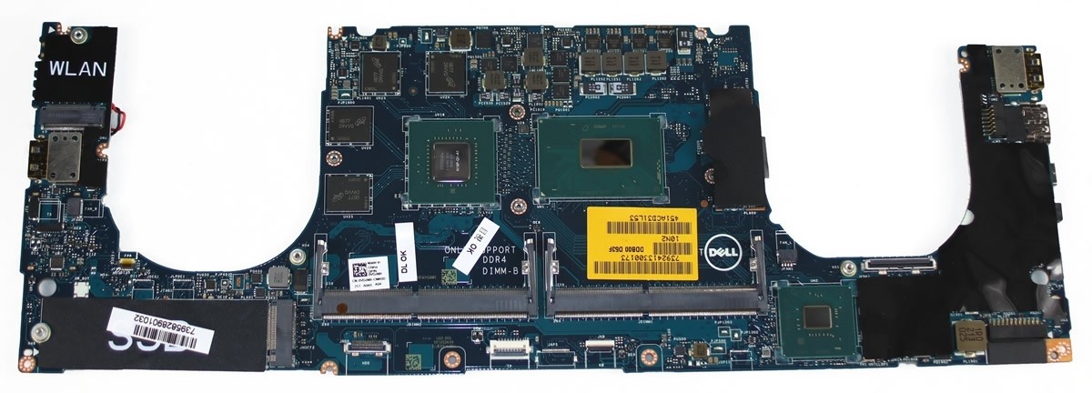 NEW Dell VDJMX Precision 5530 Core i7-8850H Motherboard Nvidia Quadro P1000 4GB