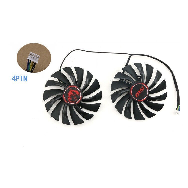 PLD10010S12HH Graphics Card Cooling Fan for MSI GTX950 960 970 980 980ti GAMING