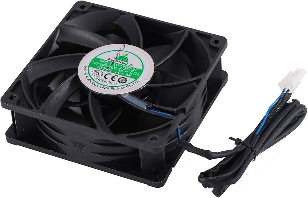 EC12038B 120mm x 38mm EC Cooling Fan 100-240V AC New