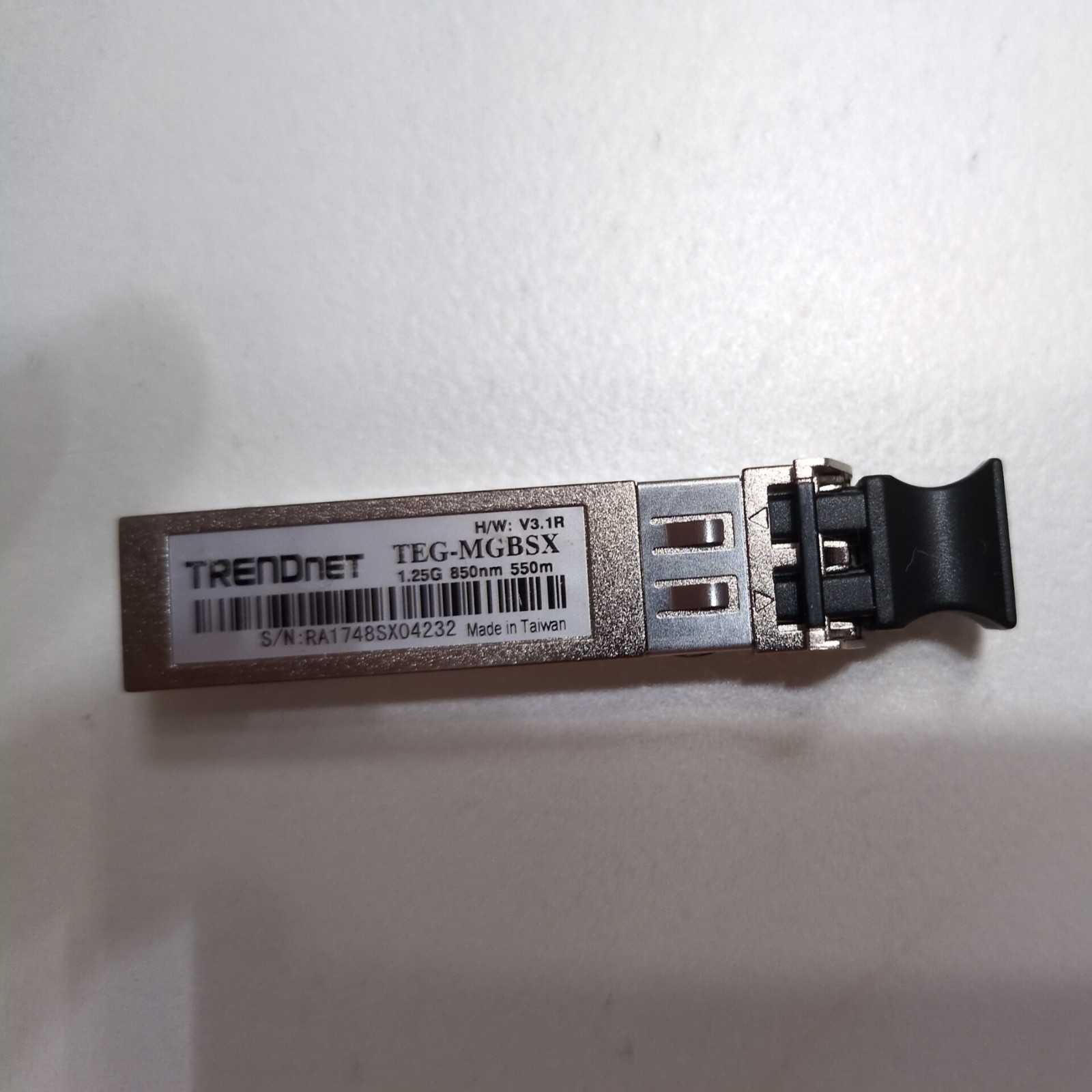 TRENDNET TEG-MGBSX COMPATIBLE 1000BASE-SX SFP 850NM 550M BRAND NEW