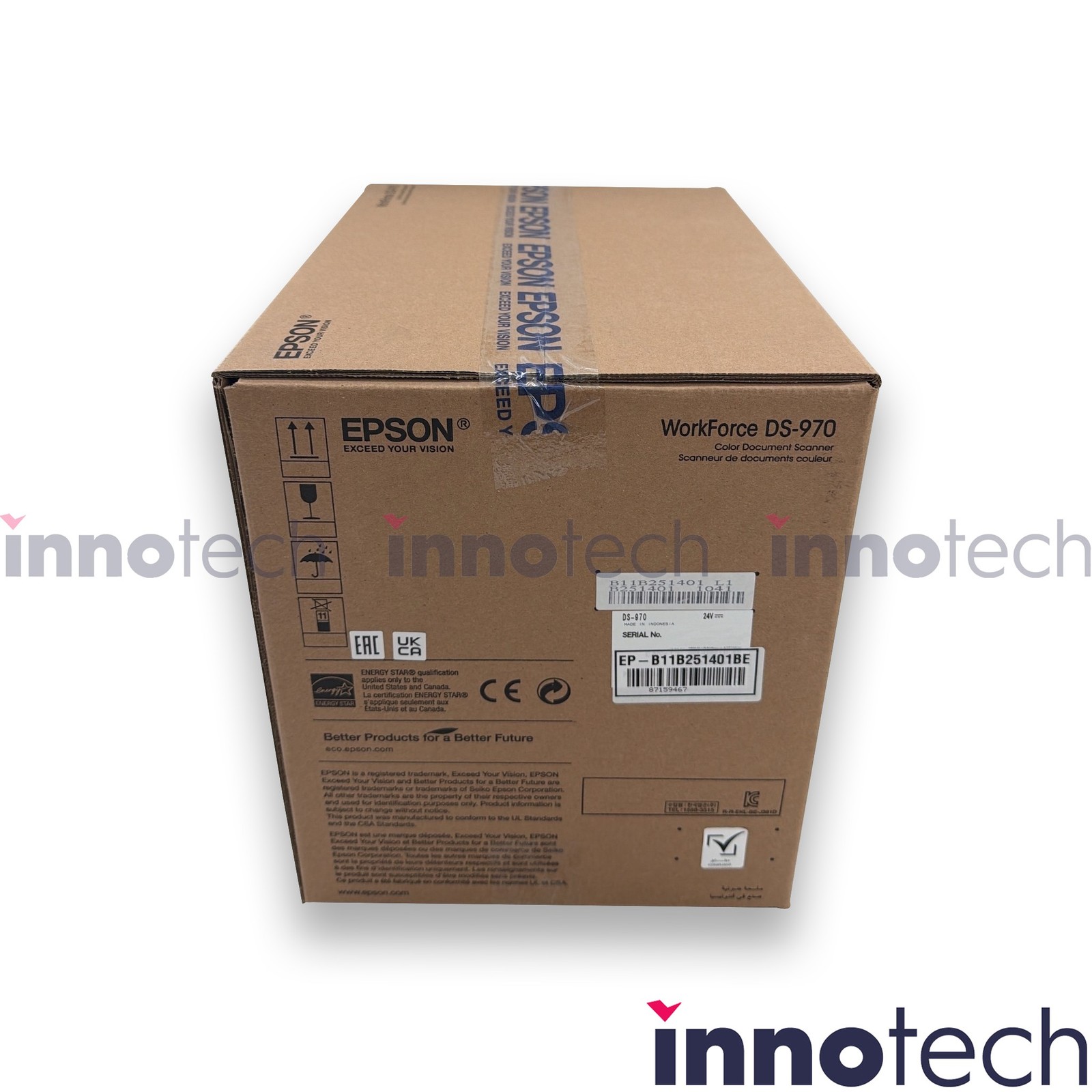 Epson DS-970 Sheetfed Scanner - 600 dpi Optical White New Sealed