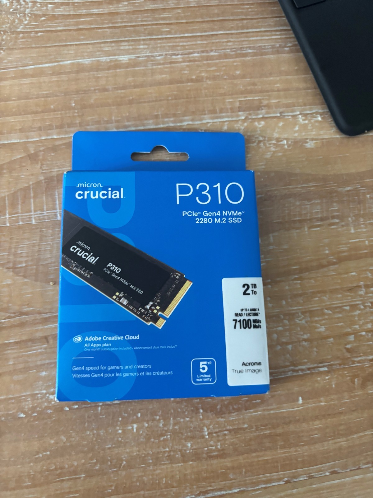 Micron Crucial P310 PCle Gen4 NvMe 2280 M.2 SSD