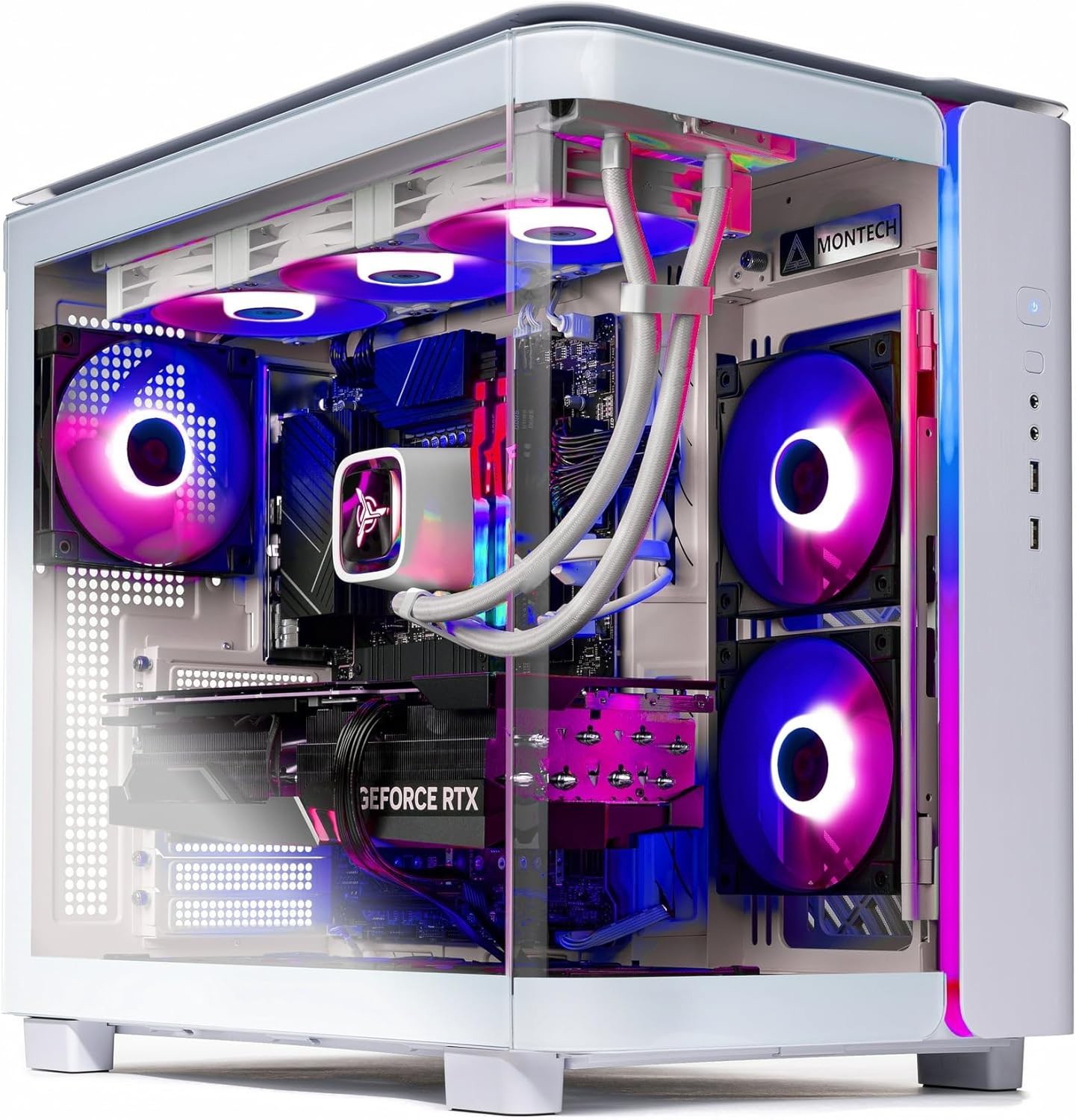 Skytech King95 ARGB Gaming Desktop i7 PC 32GB RAM 1TB SSD RTX 4060 Win11 Wifi