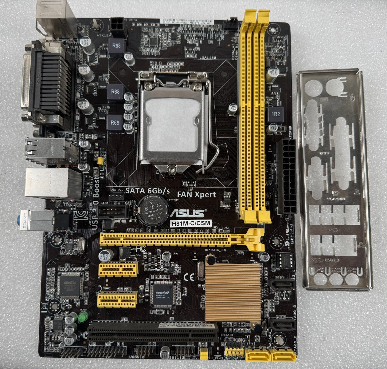 ASUS H81M-C/CSM Motherboard LGA 1150 DDR3 RAM USB 3.0