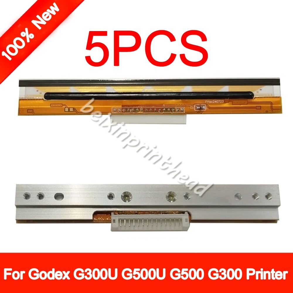 5pcs New Printhead For Godex G300U G500U G500 G300 Thermal Lable Printer 203dpi