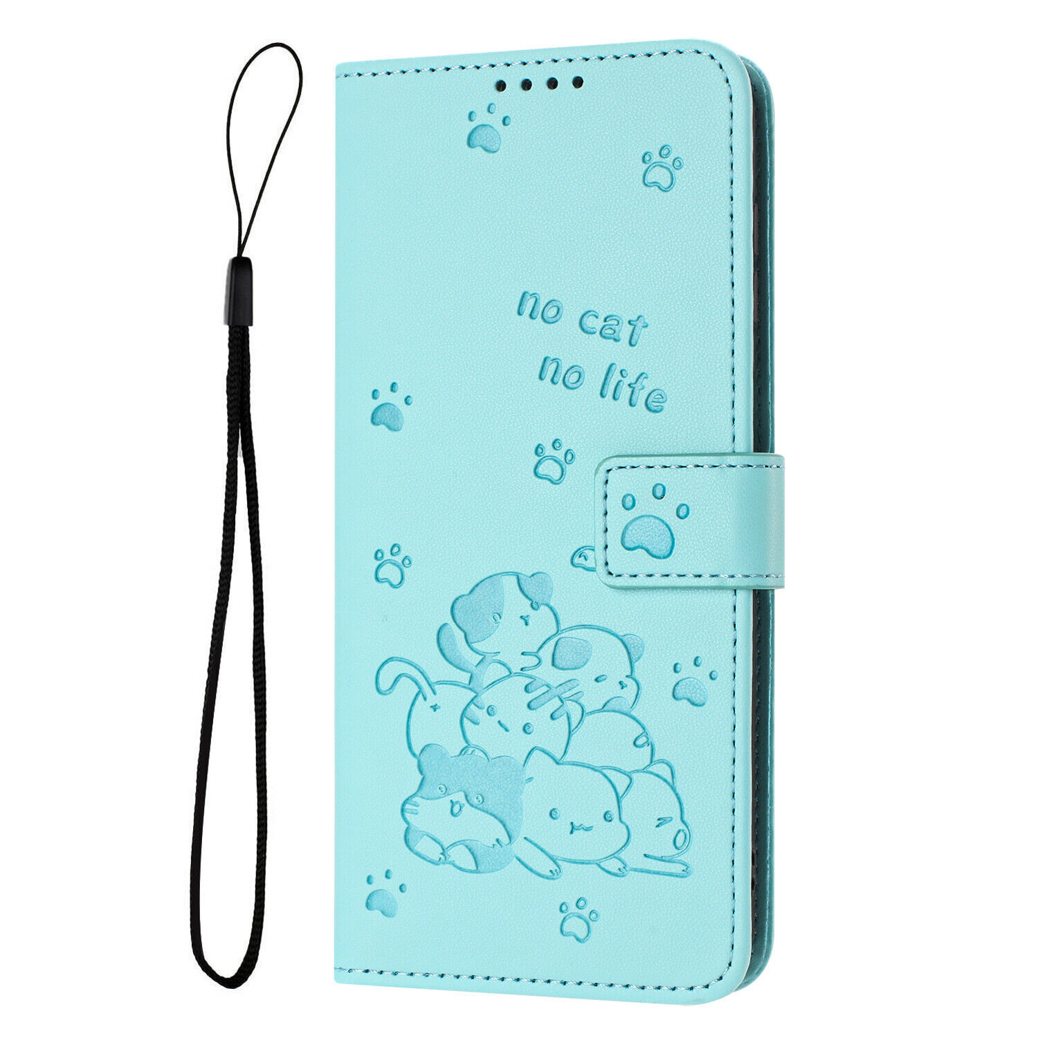 Flip Leather Cat Card Wallet Cover Case For A15 A16 A24 A26 A57 A27 A14 A37