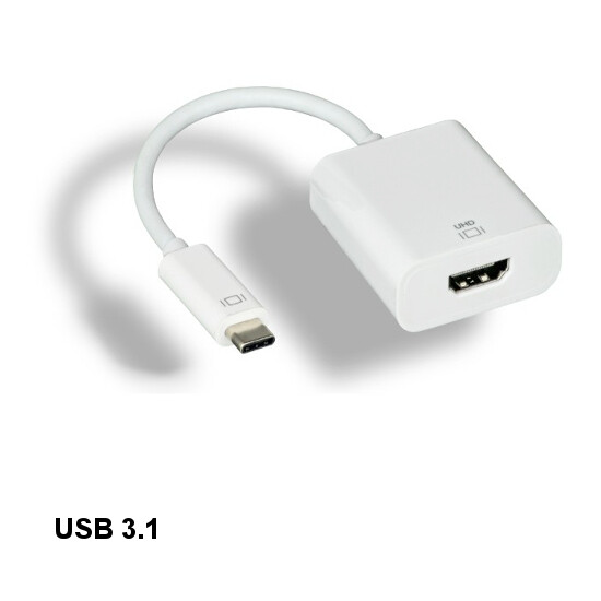10PCS USB 3.1 Type C to HDMI 1.4 Adapter 4K x 2K 60Hz HDTV Monitor Display PC