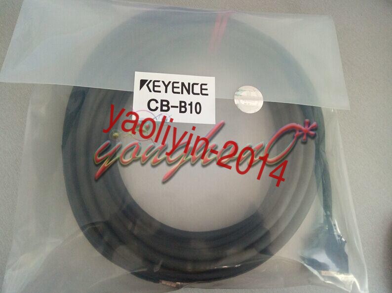 ONE NEW KEYENCE CB-B10 SENSOR CABLE 10-M