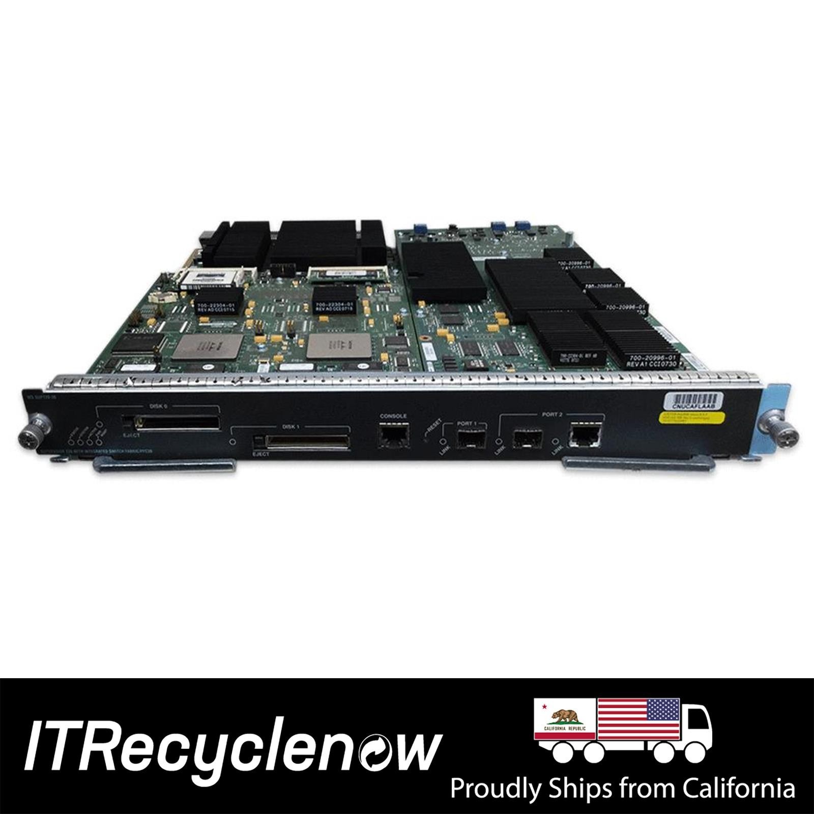 Cisco WS-SUP720-3B Supervisor Engine 720 Fabric Module w/ 1GB Memory 512MB Flash