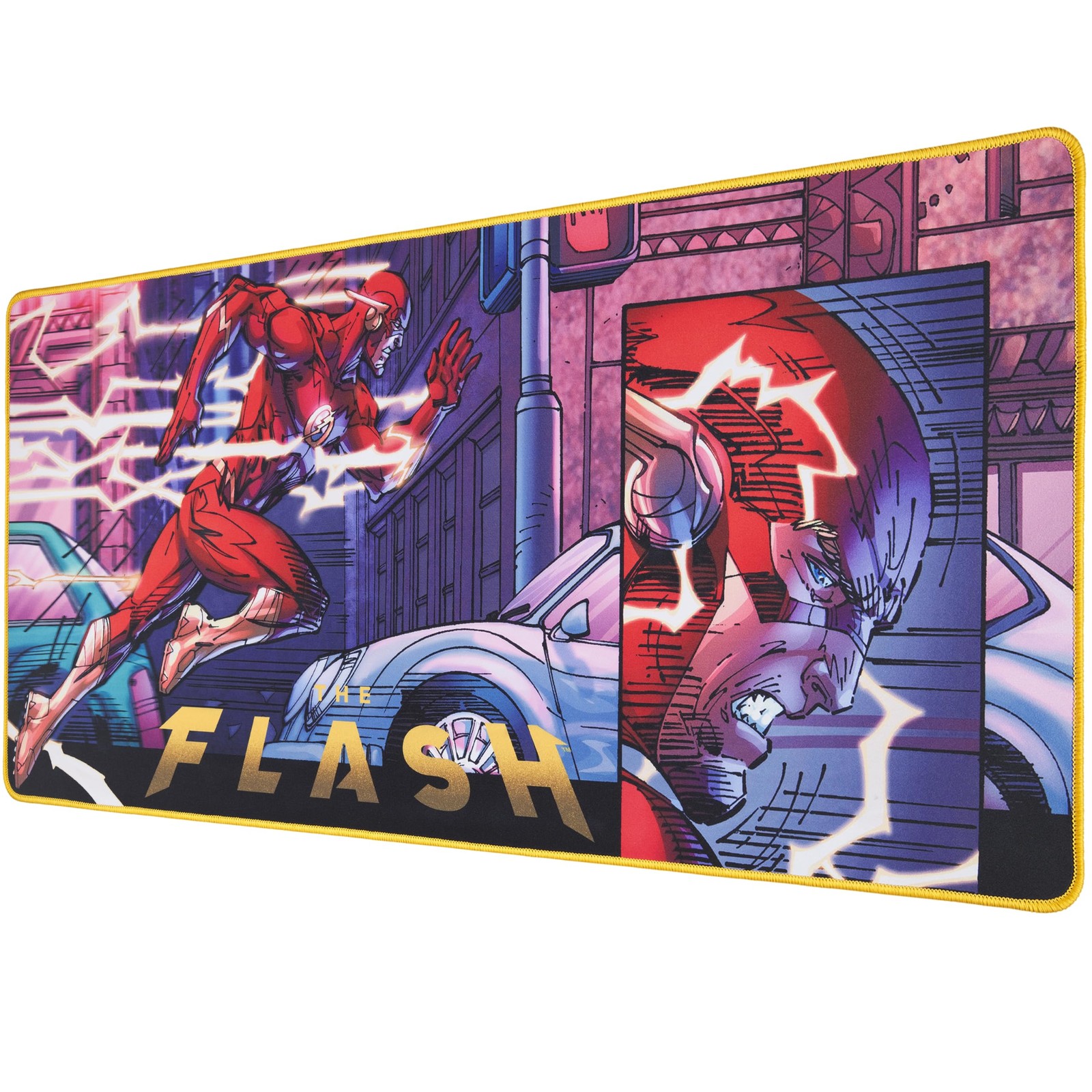 DC comics Flash - Non-slip Mouse Pad XXL 90 mms x 40 mms - Official License
