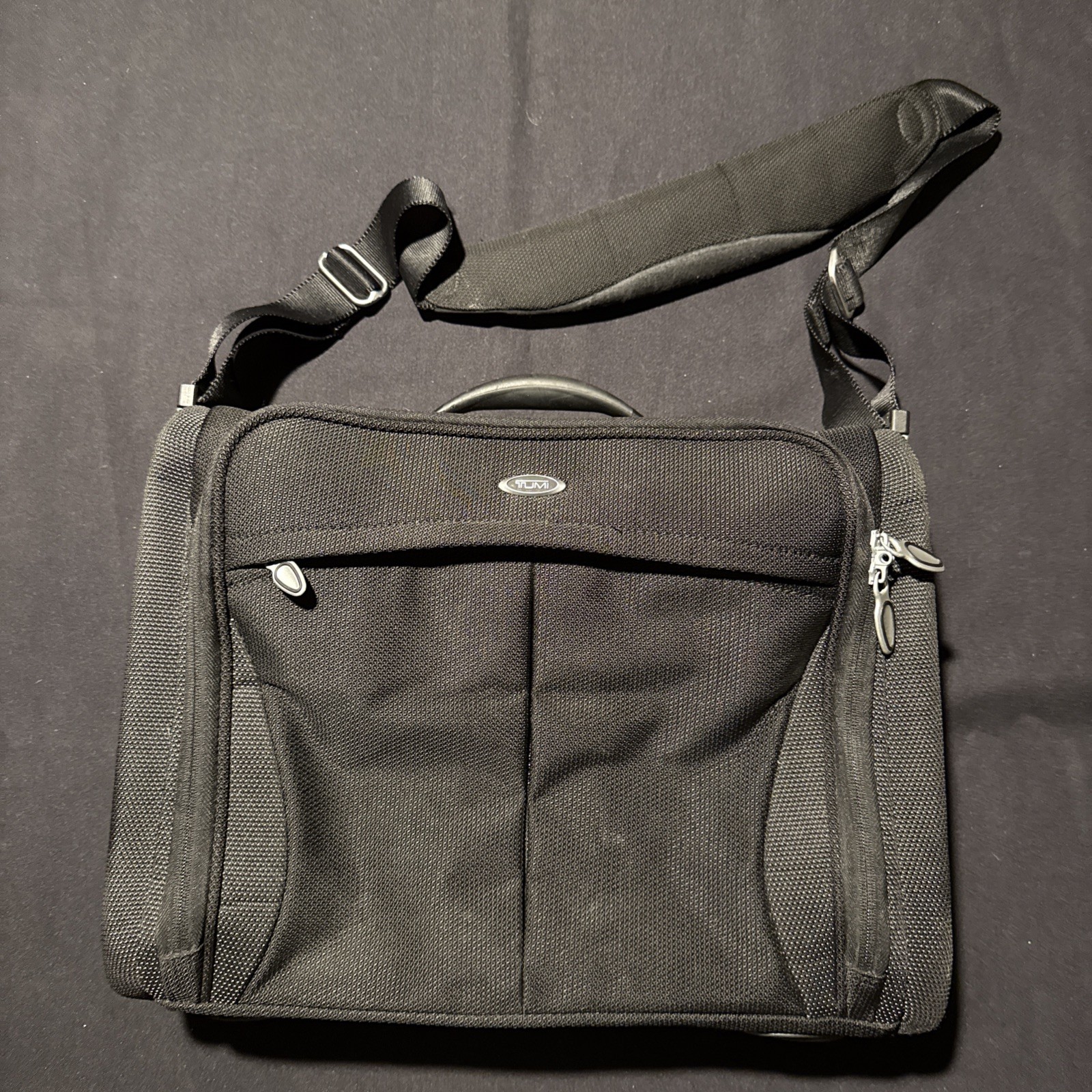 TUMI T3 Computer/Laptop/Overnight Cabin Bag Black Nylon Travel Carry On 6402STE