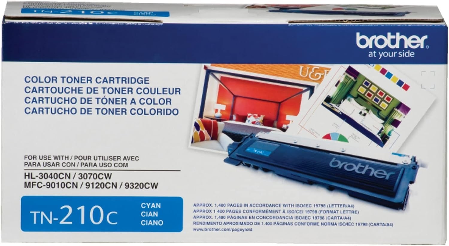Brother TN-210C Standard Yield Toner Cartridge - Cyan