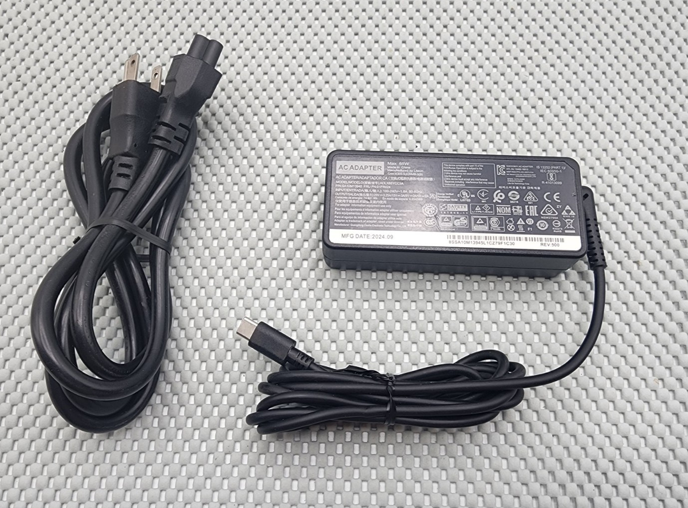 OEM Liteon AC Charger 65W For Lenovo ThinkBook 15 G2 ARE 20VG0092US Type 20VG