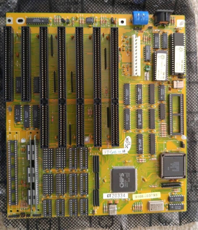 Siemens 286-12 Motherboard Turbo 12MHz IBM PC/AT - FAST - Retro - Vintage - Rare