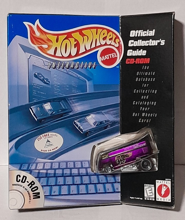 Hot Wheels Redline Drag Bus Purple 30 Years Official Collector's Guide CD 1998
