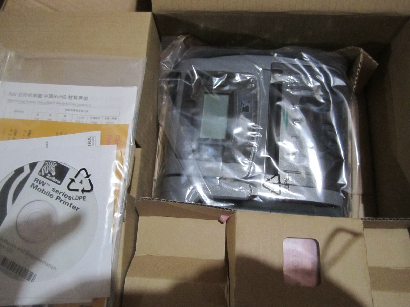 Brand New Zebra RW4-PS RW420 Printer Station BLUETOOTH R4P-6UBA0100-00 in Box 
